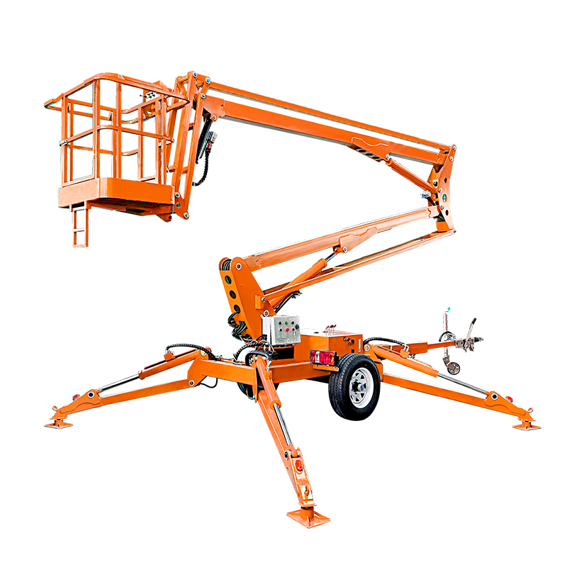 10m22m Trailer Mounted Boom Lift Tuhe lift